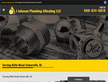 Tablet Screenshot of jjohnsonplumbing.com